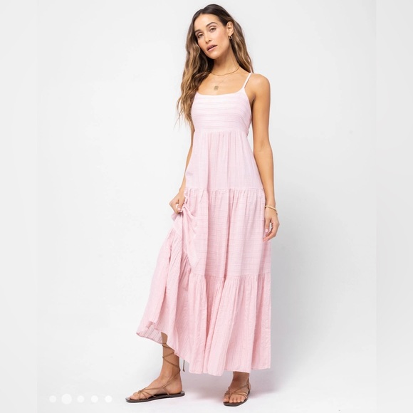 l*space Dresses & Skirts - 🌻L*Space Rose Quartz Pink Santorini Dress With Bow-Tie Detail